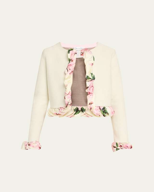 Cherry Blossom Bubble Twist Cardigan